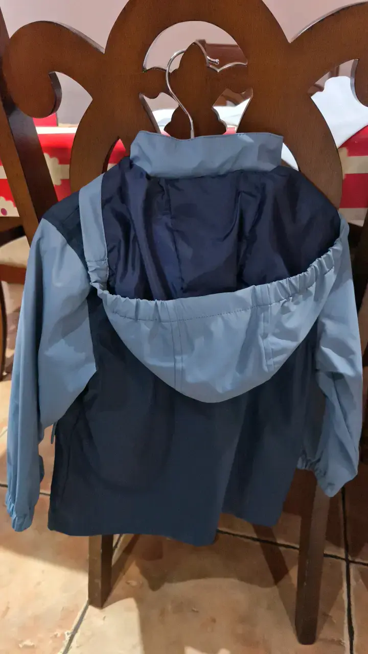 Chaqueta impermeable para niños azul - 2