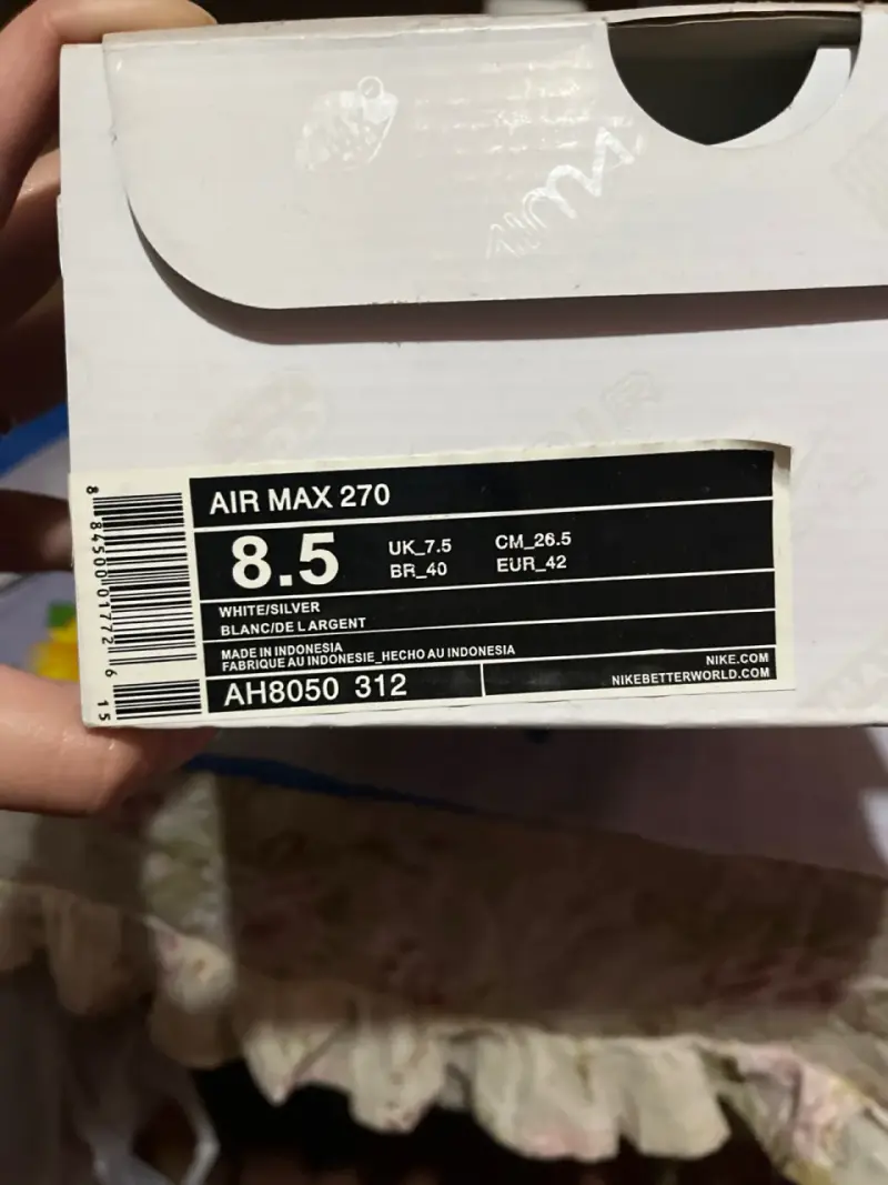 Zapatillas deportivas blancas Nike Air Max 270 - 2