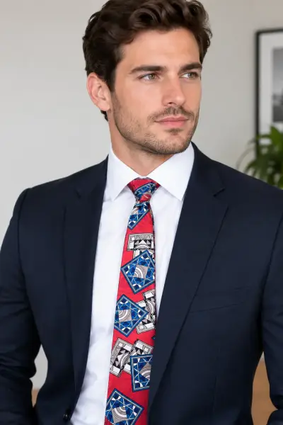 Corbata roja Arrow - miniatura 1