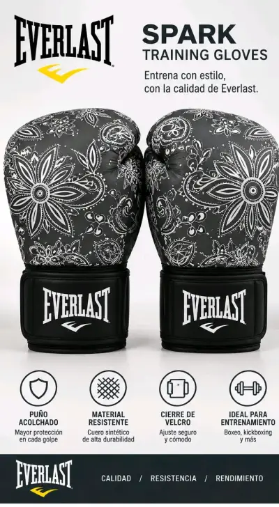 Guantes de Entrenamiento Everlast Spark 12 oz - miniatura 1