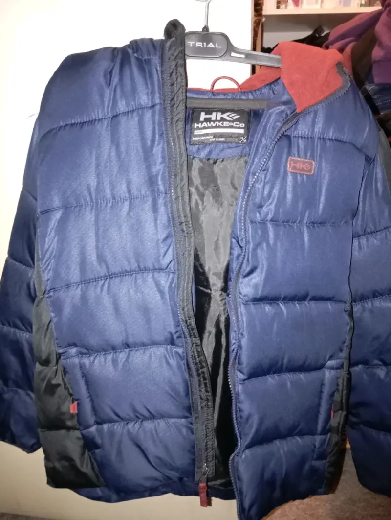 Chaqueta Acolchada Azul HK Hawke & Co