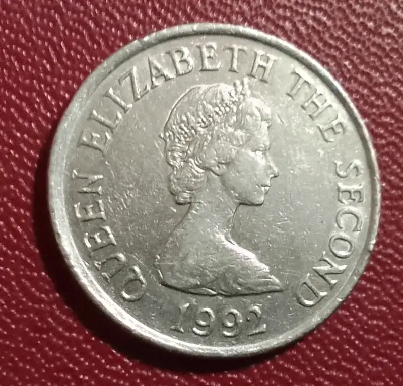 Moneda Bailiwick of Jersey 10 Pence 1992 - 2