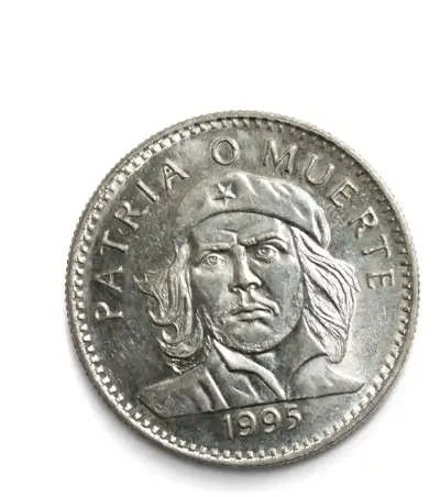 Moneda cubana de 3 pesos 1995 con Che Guevara - miniatura 1