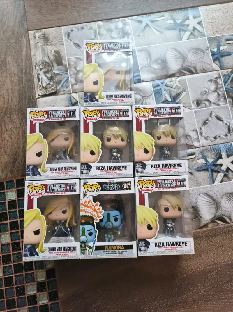 Figuras Funko Pop Fullmetal Alchemist y Namo