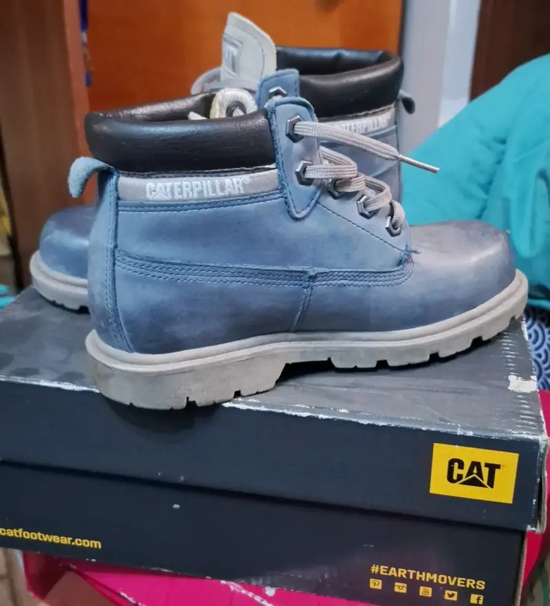 Botas Caterpillar azules para hombre - 1