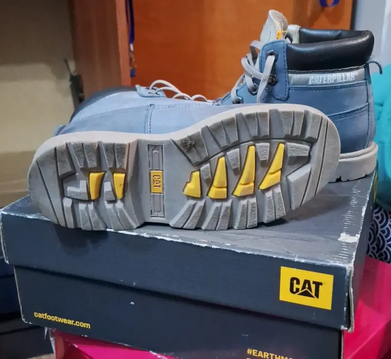 Botas Caterpillar azules para hombre - 2