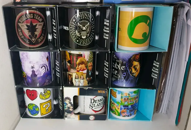 tazas temáticas de colección - 1