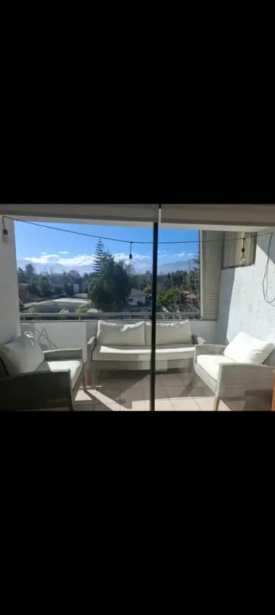 Juego de muebles de terraza en ratán sintético - miniatura 1