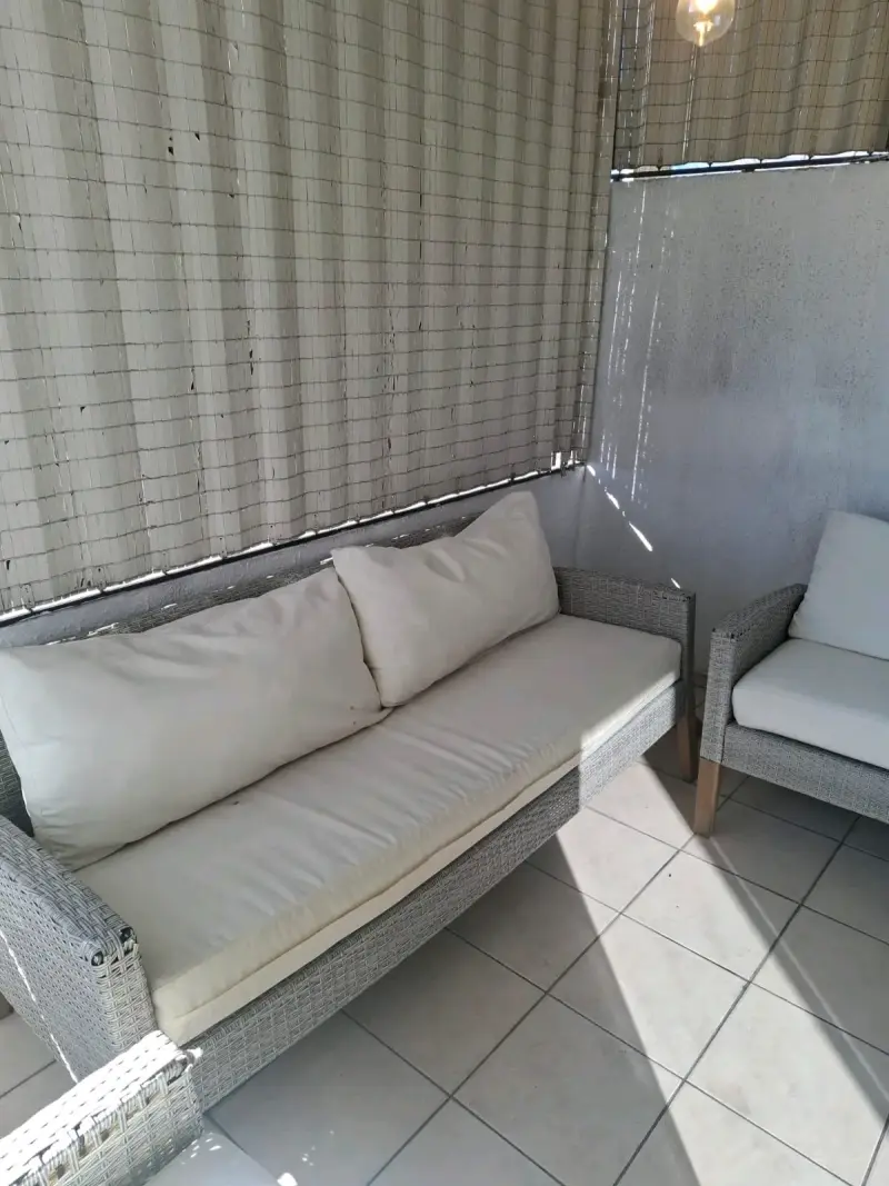 Juego de muebles de terraza de ratán sintético - 4