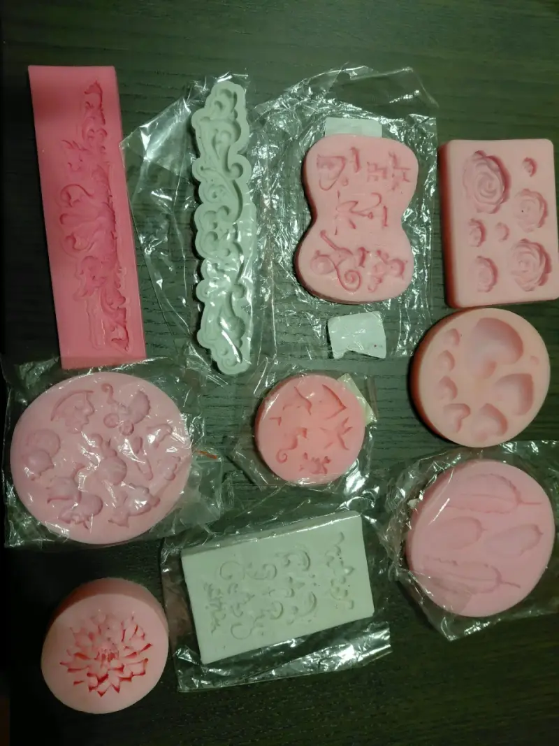 Set de moldes de silicona para repostería y manualidades - 1