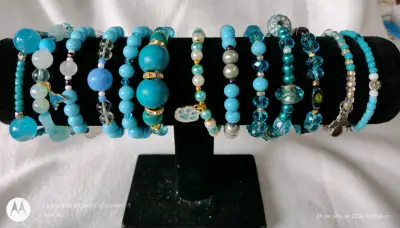 Pulseras de Cuentas Multicolor - miniatura 1