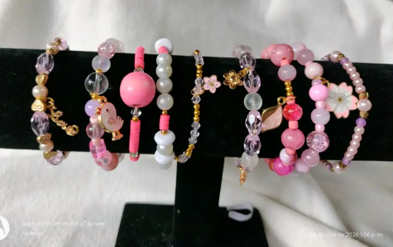 Pulseras de Cuentas Multicolor - 2