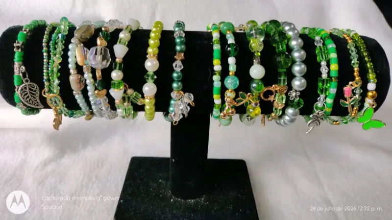 Pulseras de Cuentas Multicolor - 6