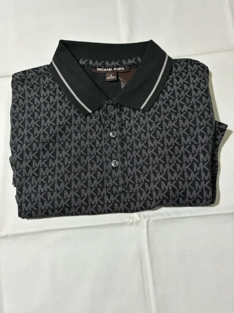 Polera tipo polo Michael Kors estampado MK - 2