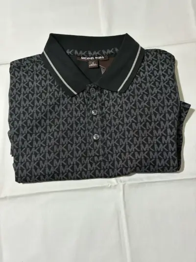 Polera tipo polo Michael Kors estampado MK - miniatura 2