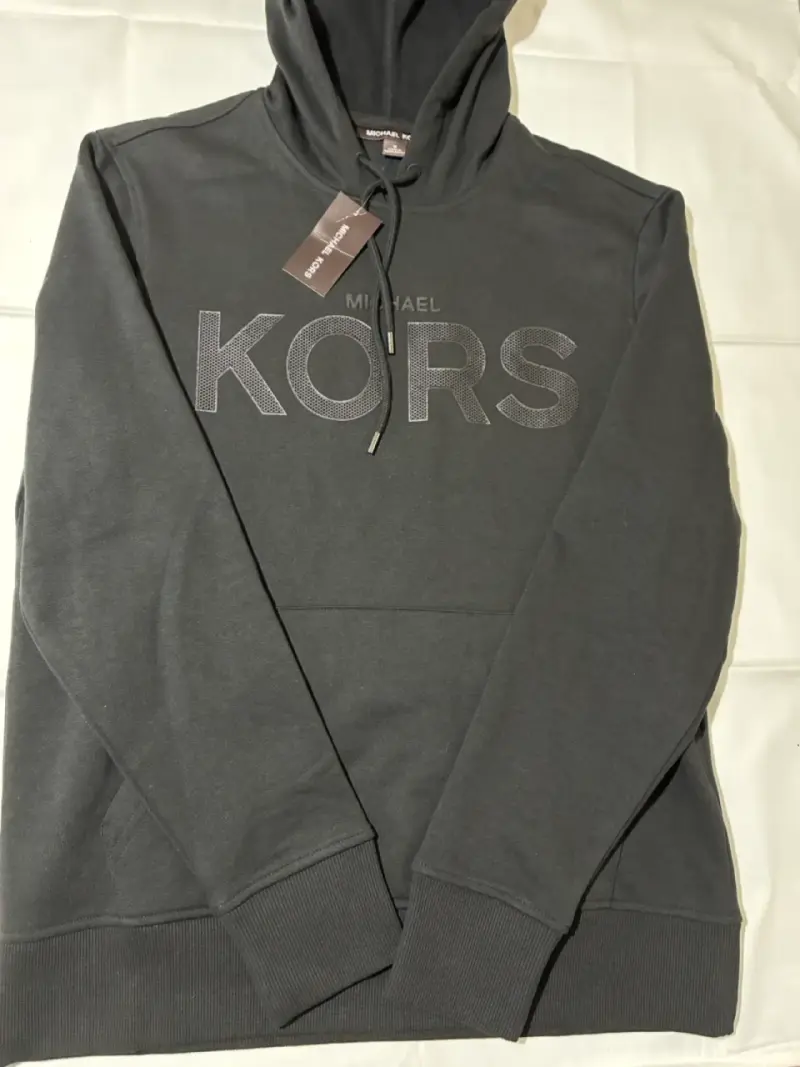 Polerón con capucha Michael Kors gris oscuro - 1