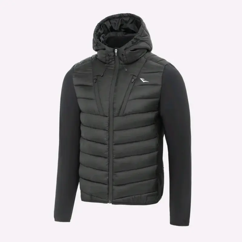 Chaqueta negra con capucha Everlast - 1