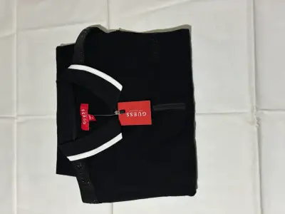 Polera Polo Negra Guess para Hombre - miniatura 4