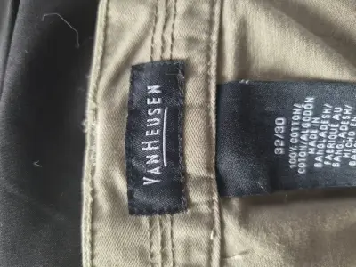 Pantalones chinos khaki Van Heusen - miniatura 2