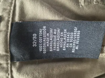 Pantalones chinos khaki Van Heusen - miniatura 3