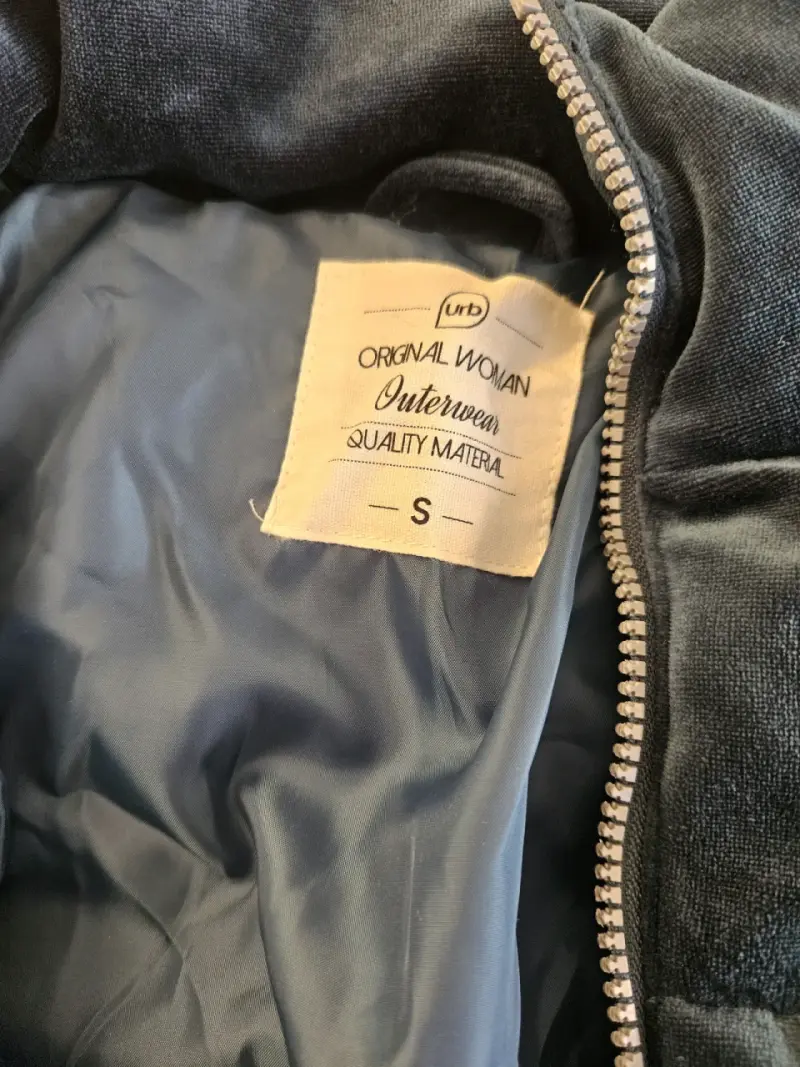 Chaqueta acolchada verde oscuromujer talla S - 2
