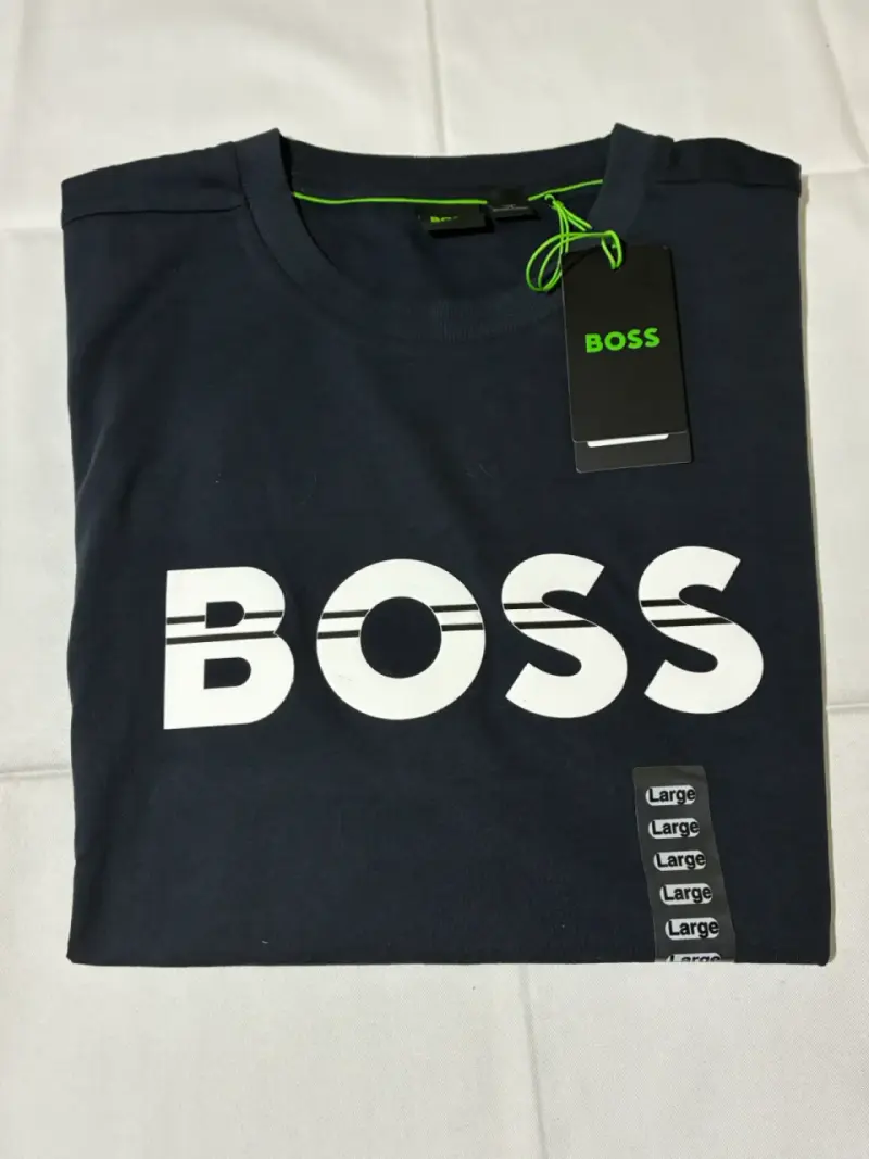 Polera Boss azul marino talla L - 2