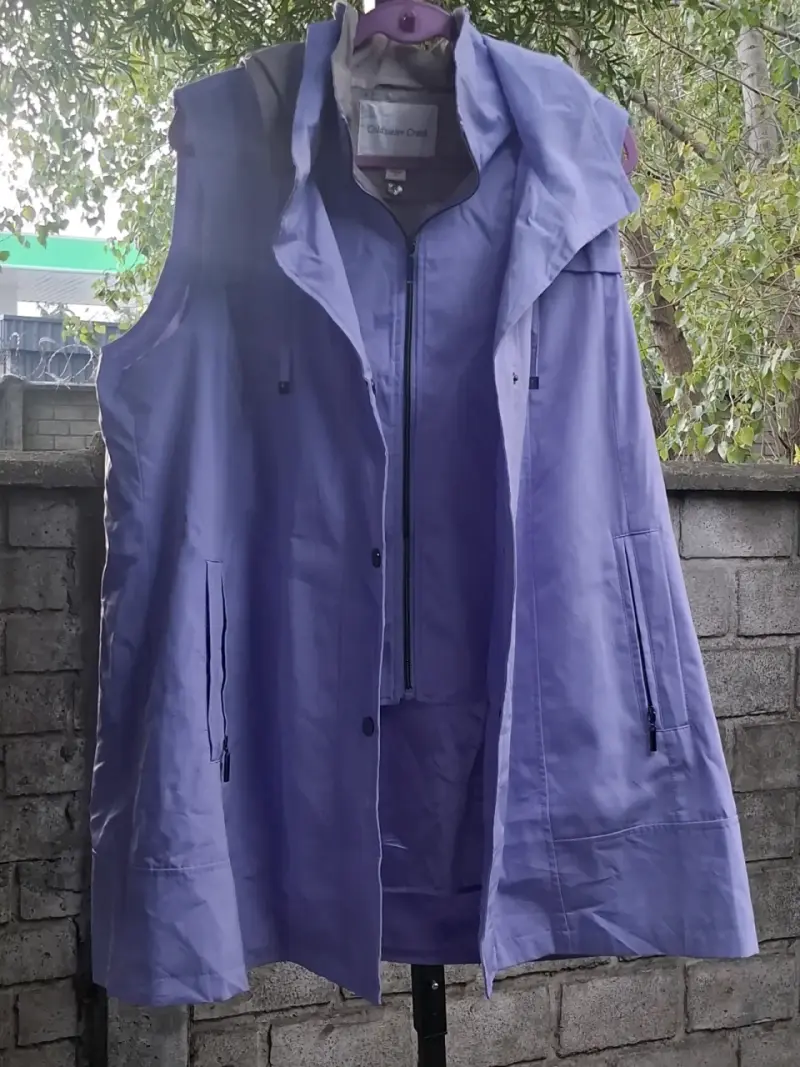 Corta viento sin mangas lavanda para mujer - 1