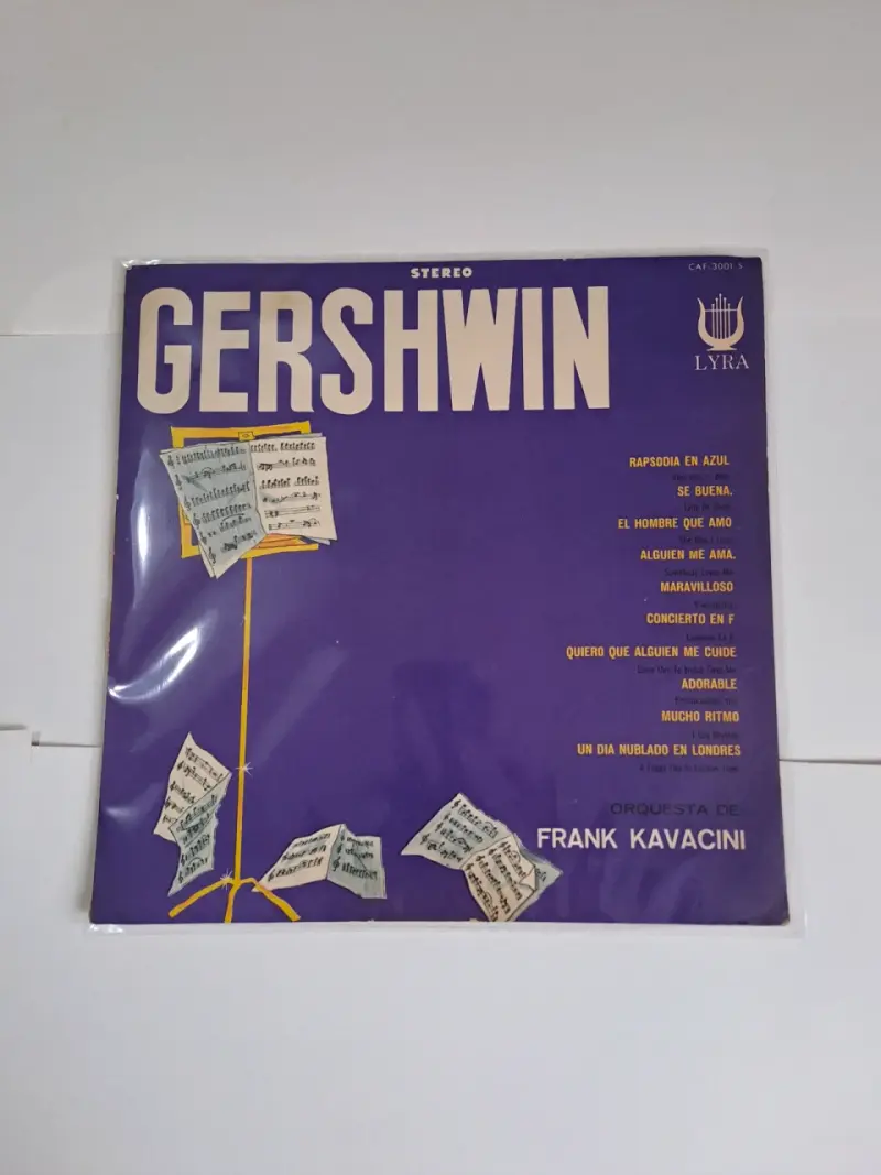 Vinilo Gershwin Orquesta Frank Kavacini - 1