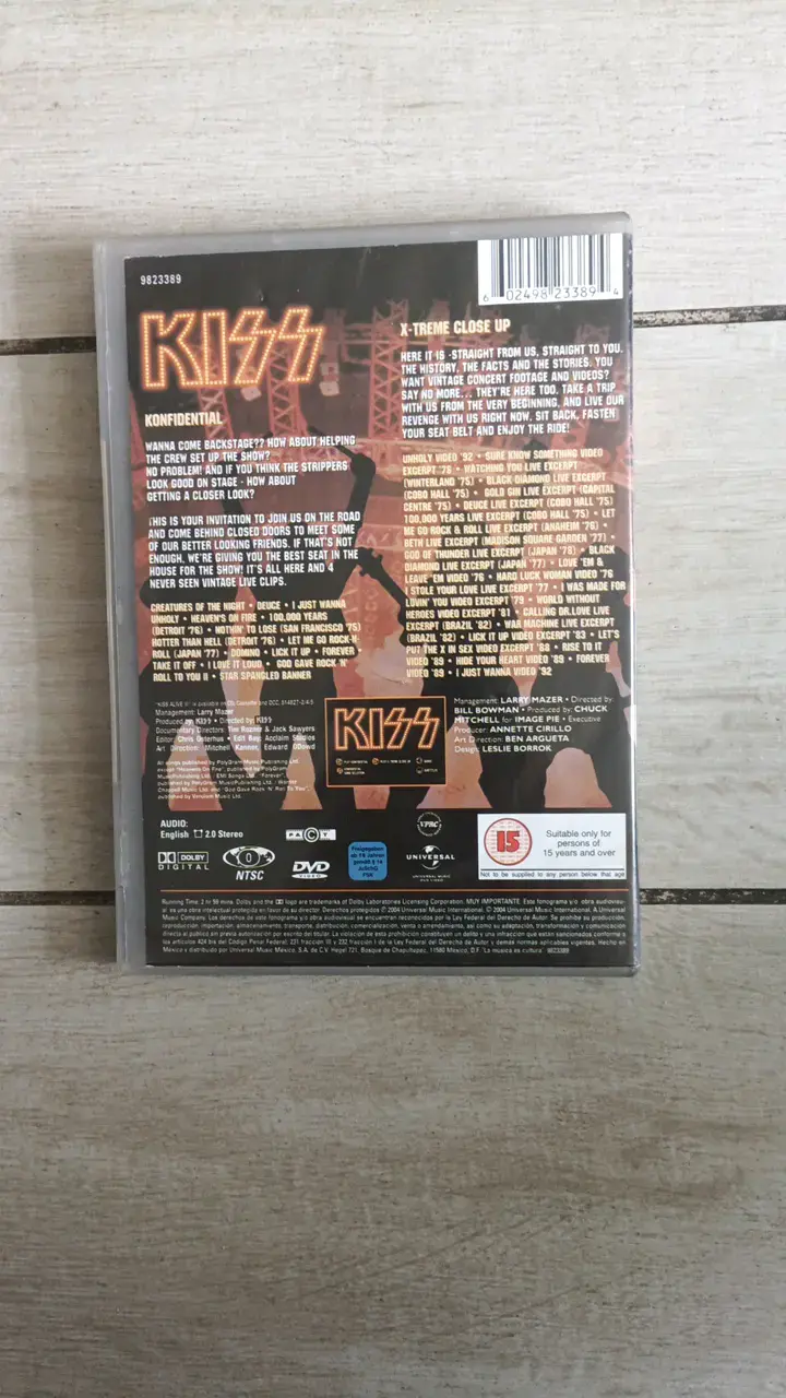 DVD Kiss Konfidential & X-Treme Close Up - 2