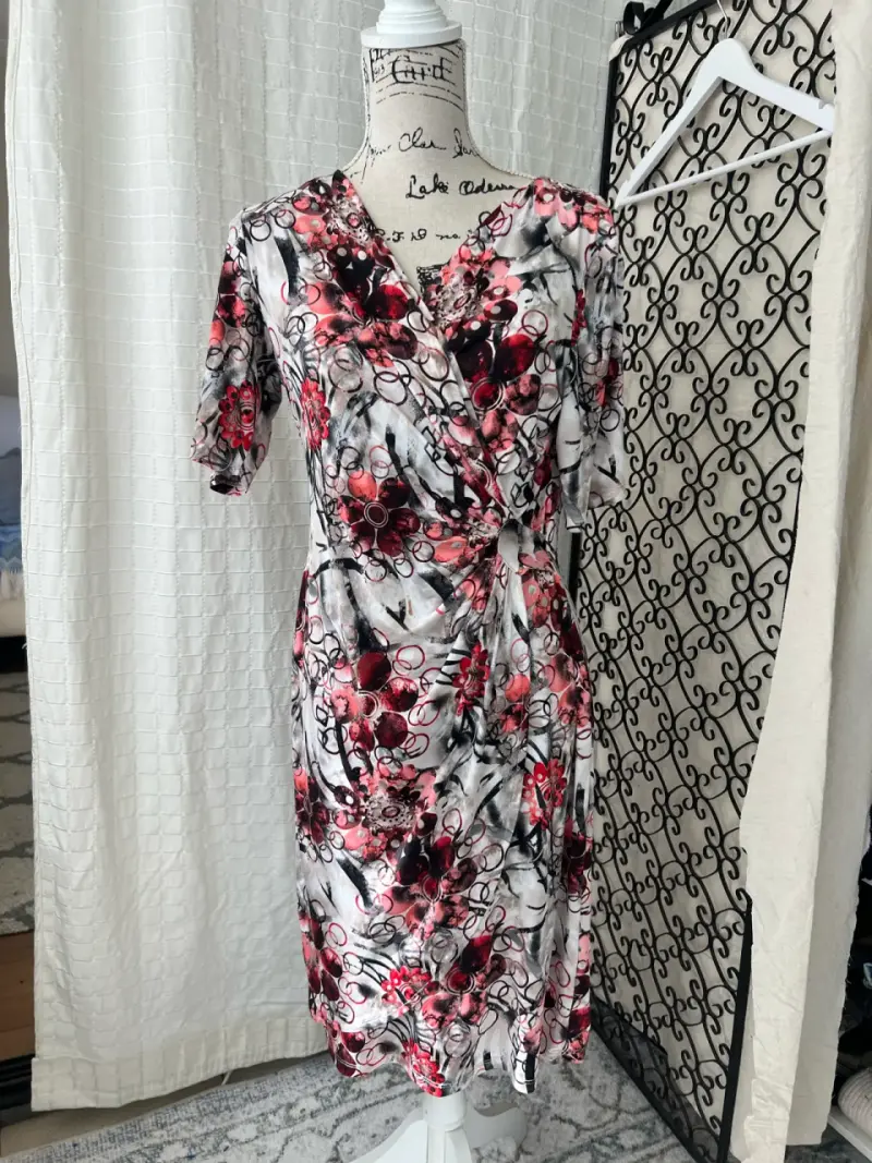 Vestido estampado floral Mary Cox - 2