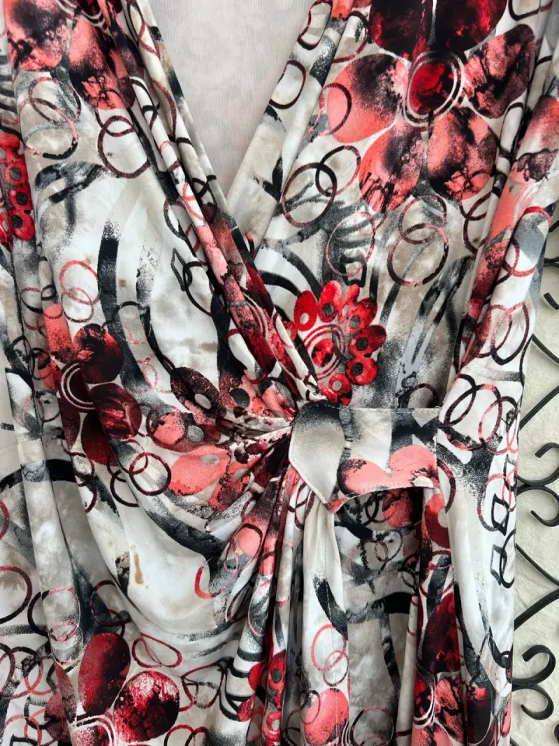 Vestido estampado floral Mary Cox - 3