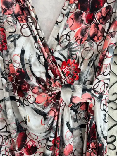 Vestido estampado floral Mary Cox - miniatura 3