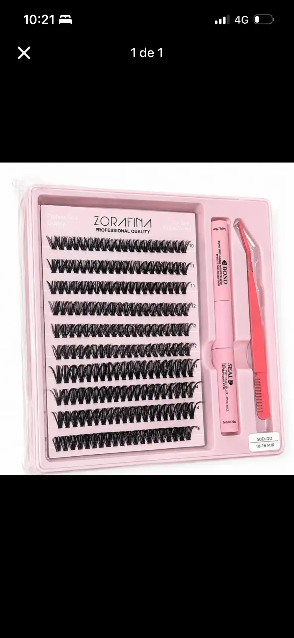 Kit de Extensiones de Pestañas Zorafina Profesional - 2