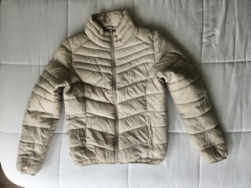 Parka beige para mujer Boulevard XS