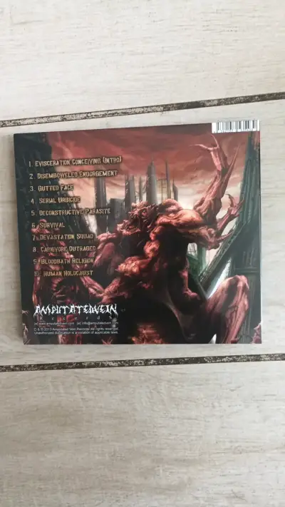 CD de música Serial Urbicide de banda de metal - miniatura 2