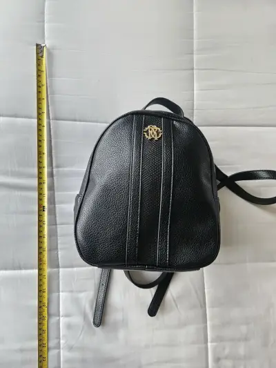 Mochila de ecocuero negra Roberto Cavalli - miniatura 1