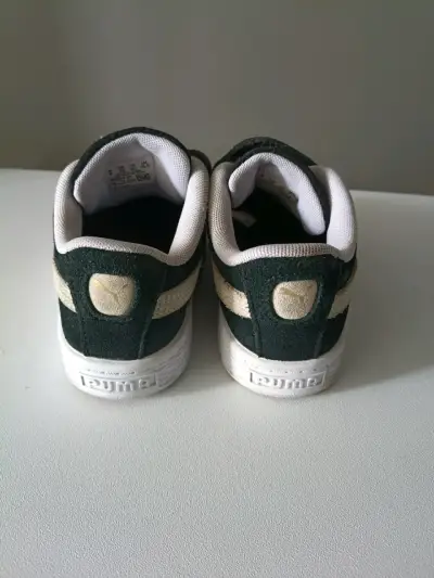 Zapatillas negras para niños Puma con velcro - miniatura 3