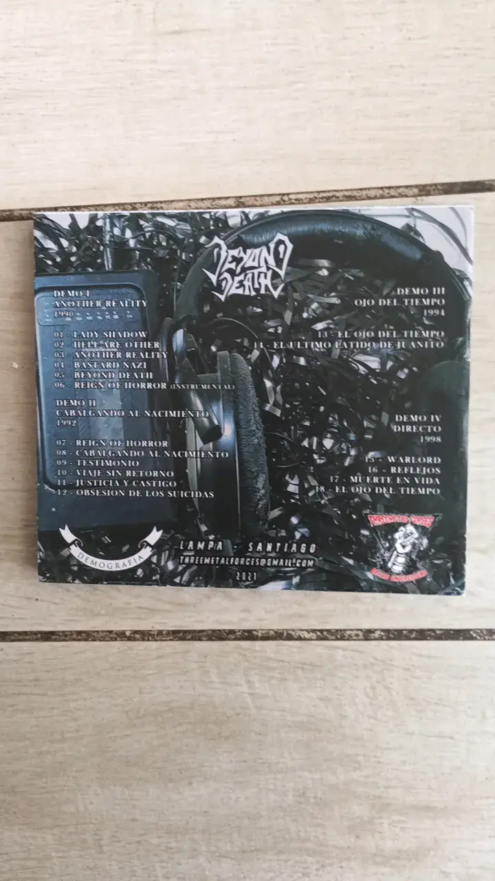 CD de música Demografía 1990-1998 Beyond death - 2
