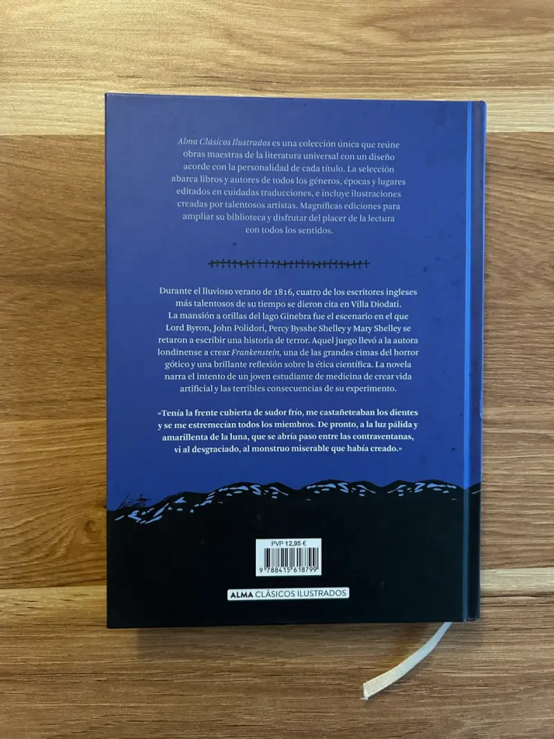 Libro Frankenstein de Mary Shelley Edición Ilustrada - 2