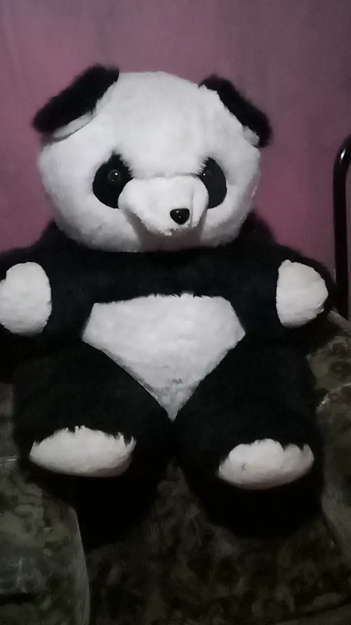 Peluche de panda grande y suave