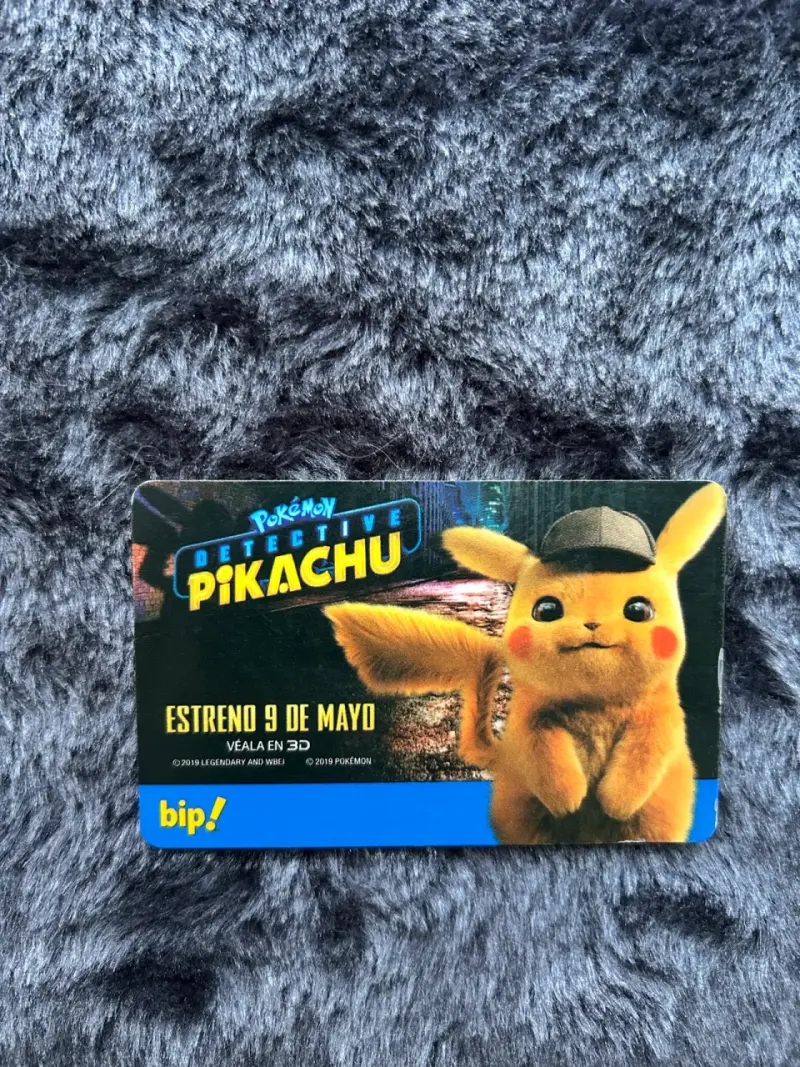 Tarjeta Bip! edición Detective Pikachu