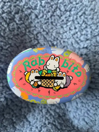 Alcancia decorativa con diseño de conejos - miniatura 3