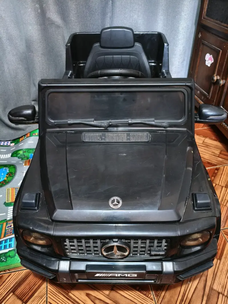 Auto eléctrico para niños Mercedes-Benz negro - 2