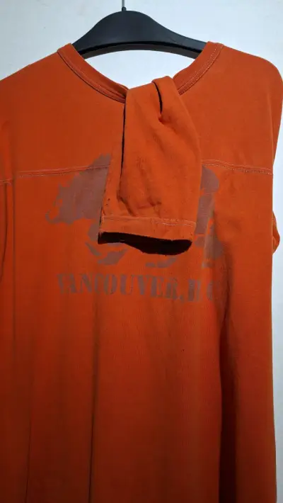 Polera manga larga naranja - miniatura 2