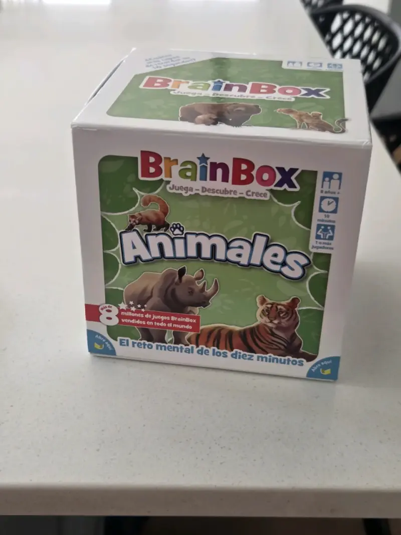 Juego educativo BrainBox Animales para niños