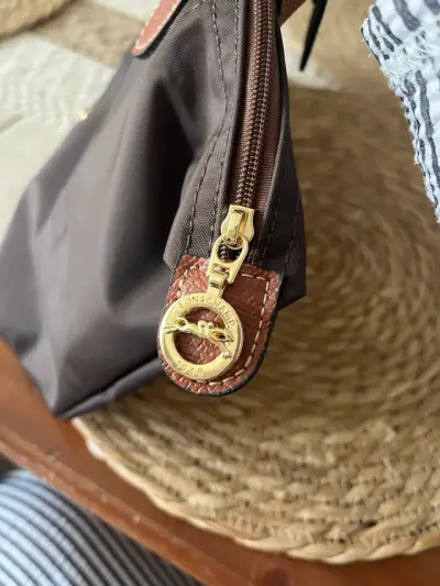 Bolso Longchamp Le Pliage Marrón - miniatura 6