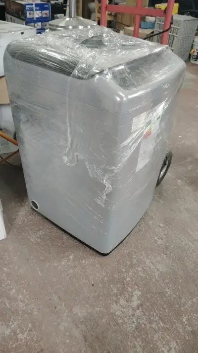 Lavadora automática de carga superior gris - miniatura 2