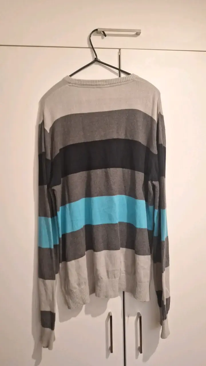 Suéter de rayas multicolor para hombre - 2