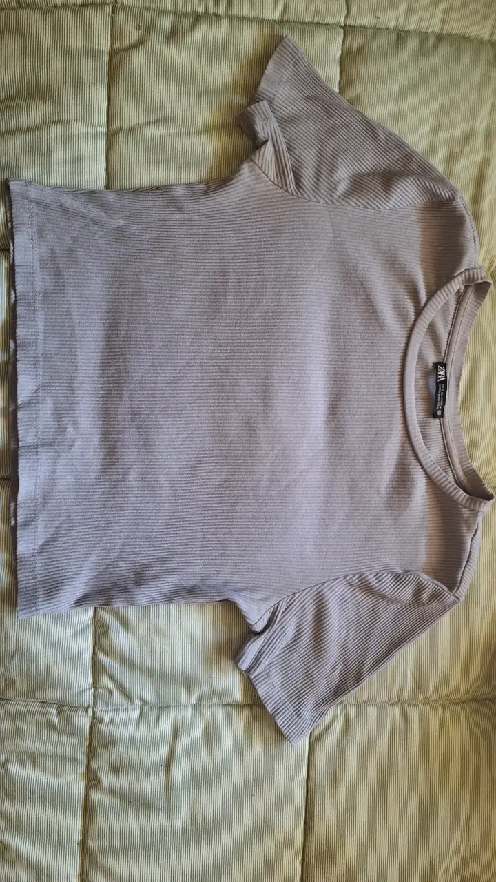 Top de mujer Zara color lavanda - 1