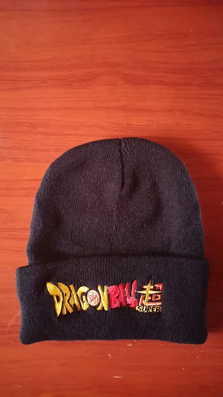 Gorro de lana Dragon Ball Super negro